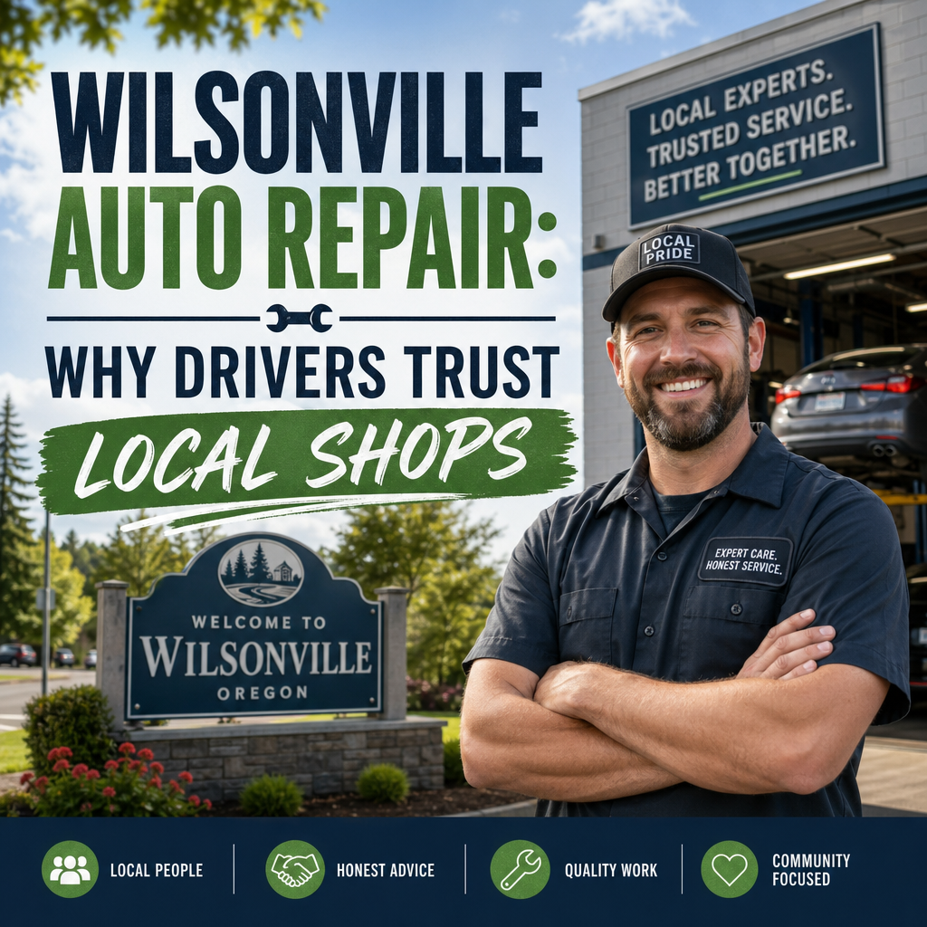 Wilsonville auto repair shop with trusted mechanics providing honest, dependable local service